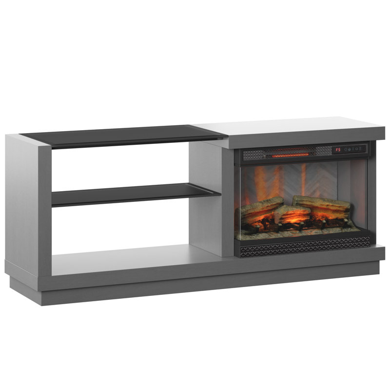 Orren Ellis Ladores TV Stand for TVs up to 65" with Fireplace Included & Reviews Wayfair